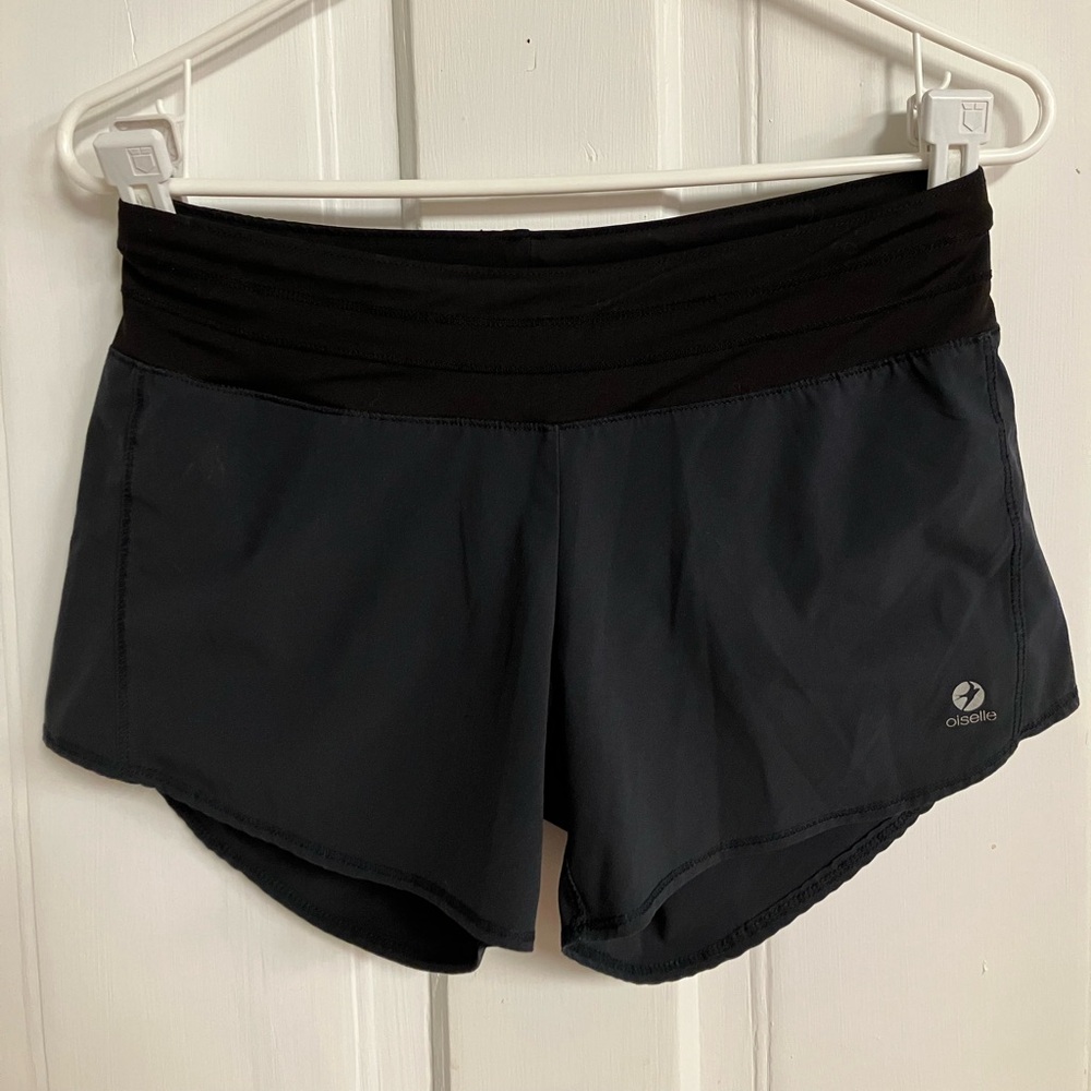 Oiselle Roga Women's Black Running Shorts
